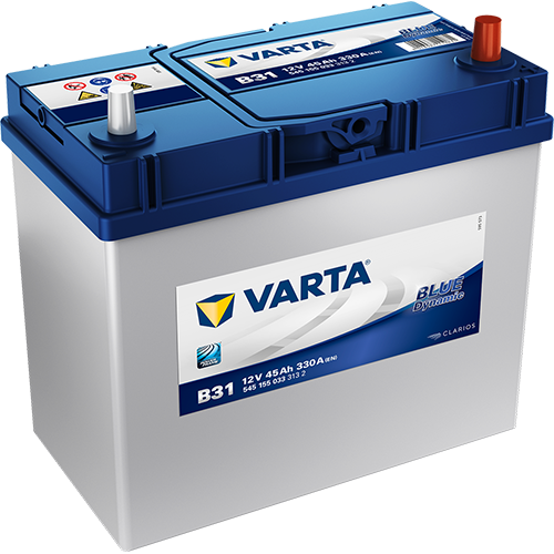 Аккумулятор Varta Blue Dynamic B31 45Ah 330A 238x135x227 "- +"