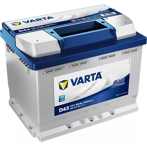 Аккумулятор Varta Blue Dynamic D43 60Ah 540A 242x175x190 "+ -"