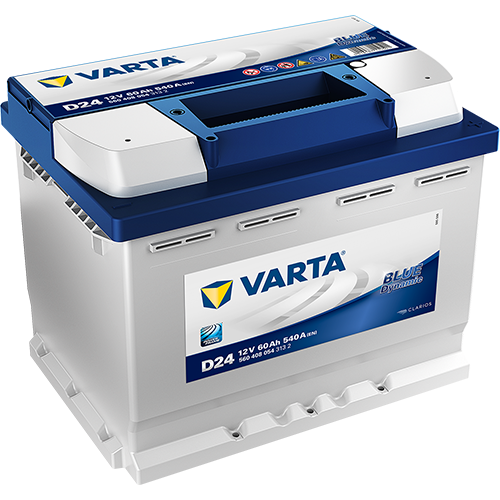 Аккумулятор Varta Blue Dynamic D24 60Ah 540A 242x175x190 "- +"