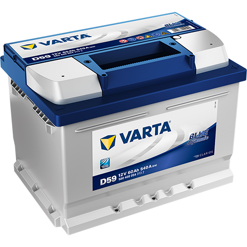 Аккумулятор Varta Blue Dynamic D59 60Ah 540A 242x175x175 "- +"