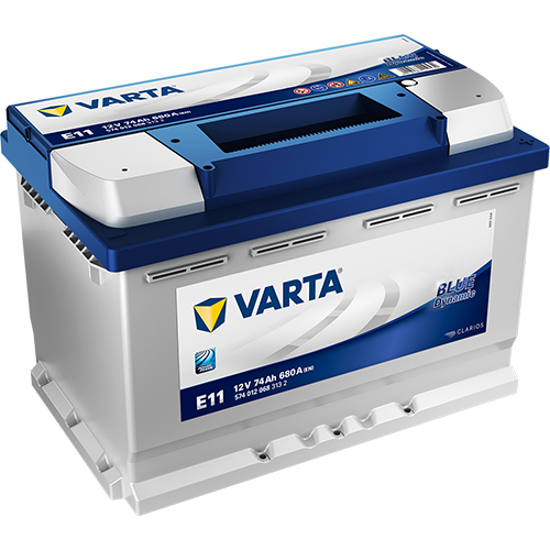 Аккумулятор Varta Blue Dynamic E11 74Ah 680A 278x175x190 "- +"