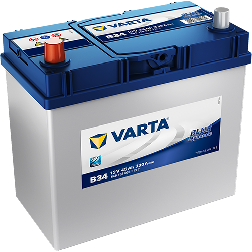 Аккумулятор Varta Blue Dynamic B34 45Ah 330A 238x135x227 "+ -"