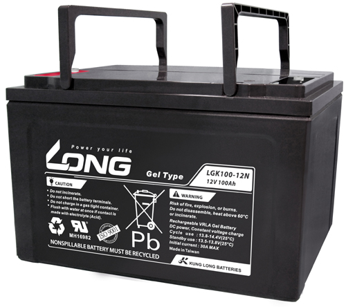 Аккумулятор Kung Long LGK100-12N 100Ah 30A 338x170x212