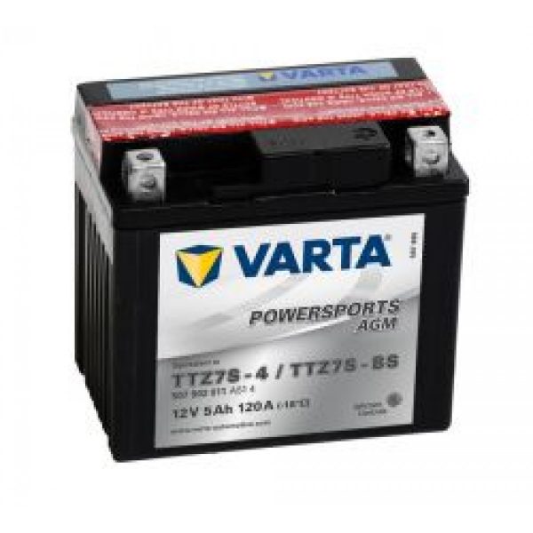 Мото аккумулятор VARTA AGM 507902011 5 Ач (A/h) - YTZ7S-BS в Алматы