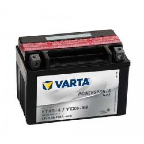 Мото аккумулятор VARTA AGM 508012008 8 Ач (A/h) - YTX9-BS