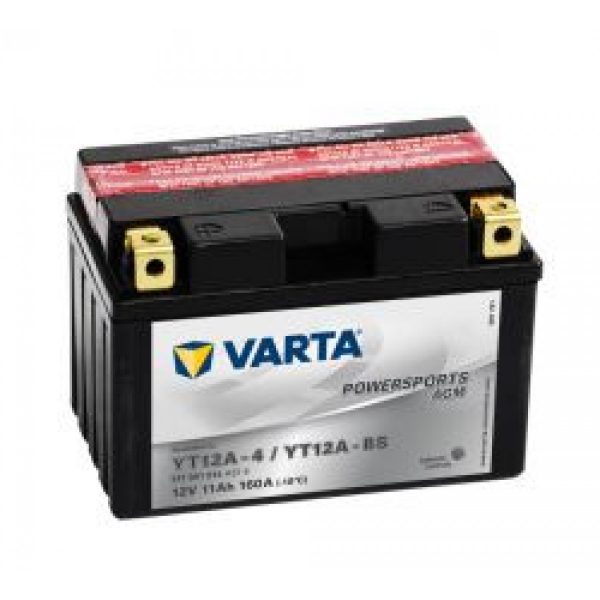 Мото аккумулятор VARTA AGM 511901014 11 Ач (A/h) - YT12A-BS
