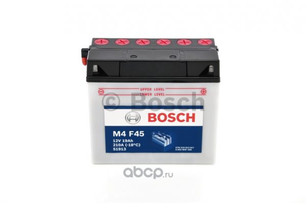 Bosch 0092M4F450 АКБ 19А/ч 170А 12в обратная полярн. 0 092 M4F 450