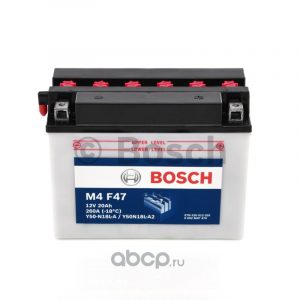 Bosch 0092M4F470 Аккумулятор мото BOSCH M4 F47 (Y50-N18L-A, Y50N18L-A2) 0 092 M4F 470