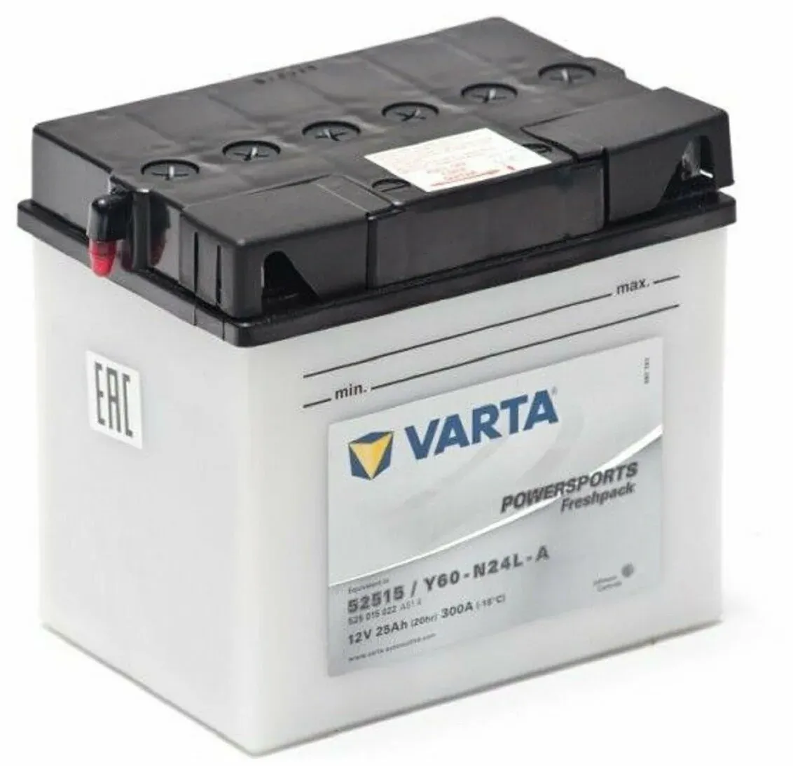 Аккумулятор Varta Powersports Y50N18L-A2 20Ah 260A 207x92x164 “- +” в Алматы