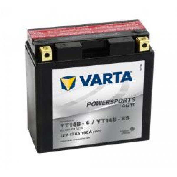 Мото аккумулятор VARTA AGM 512903013 12 Ач (A/h) - YT14B-BS