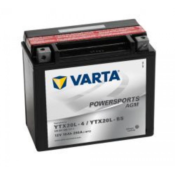 Автомобильный аккумулятор VARTA AGM 518901026 18 Ач (A/h) - YTX20L-BS