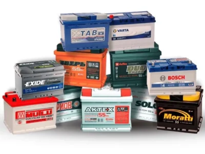 Ассортимент аккумуляторов аккумуляторы