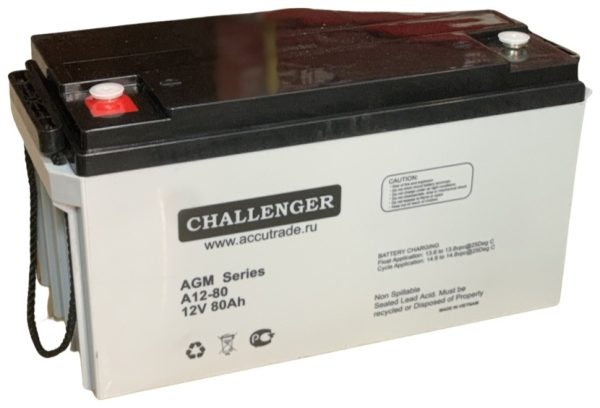 Аккумулятор Challenger A12-80