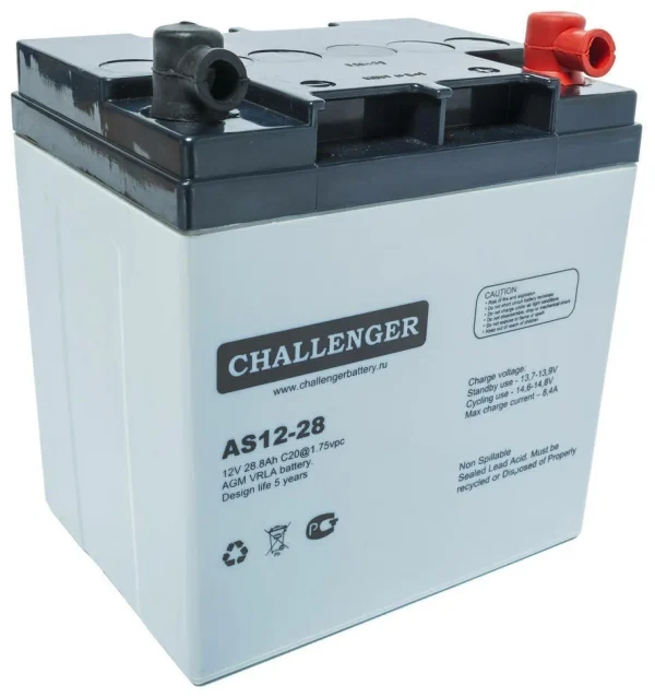 Аккумулятор Challenger AS12-28 с доставкой Аккумулятор Challenger AS12-28